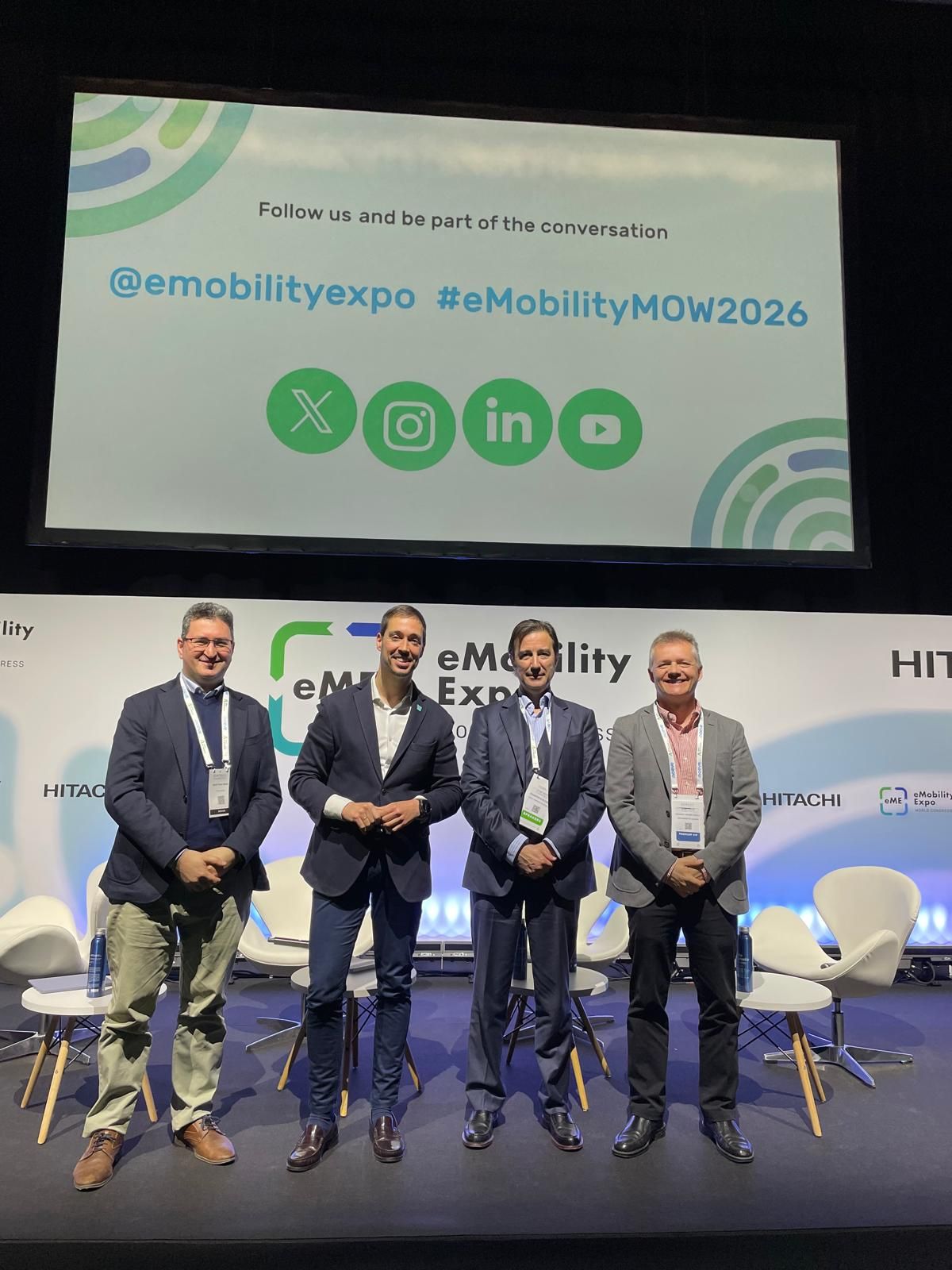 El Prof. Dr. Francisco Alonso en l'eMobility Expo Màlaga